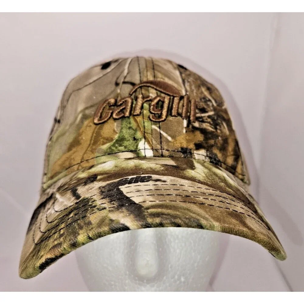 CARGILL hat Camouflage Men's Adjustable Strap Baseball Cap trucker farmer pig
